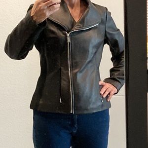 Calvin Klein Black Leather Jacket